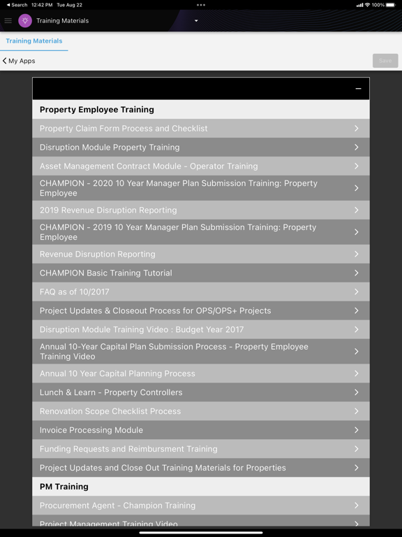 CHAMPION – Host Hotels iPad Screenshots