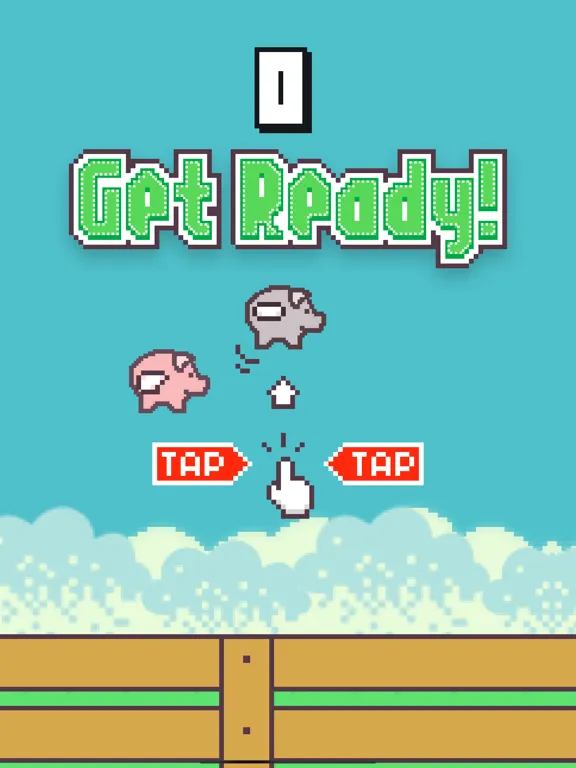 Zrzuty ekranu Bouncy Pig - Flappy Wings iPad 