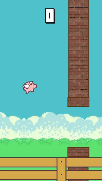 Zrzuty ekranu Bouncy Pig - Flappy Wings