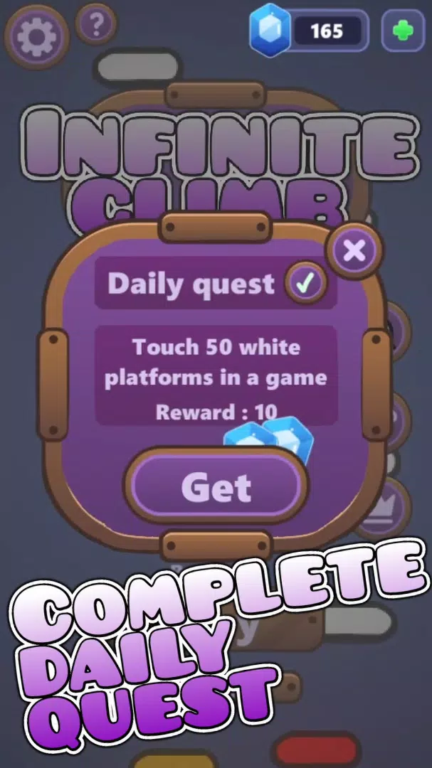 Screenshot di Infinite climb