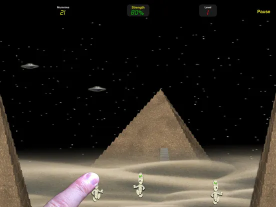 Tangkapan skrin Mummies from Mars iPad 