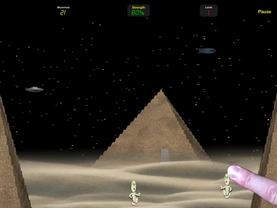 Tangkapan skrin Mummies from Mars iPad 