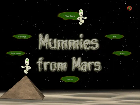 Tangkapan skrin Mummies from Mars iPad 