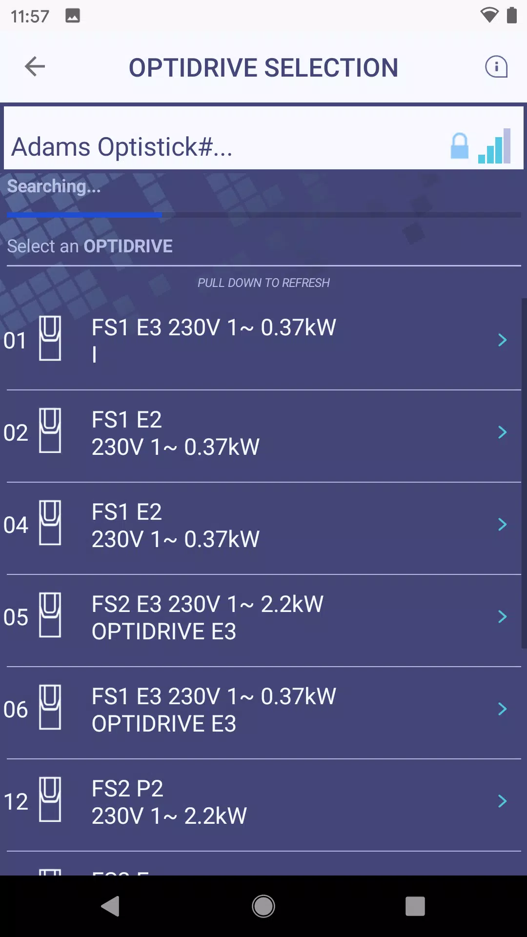 OPTITOOLS Mobile Screenshots