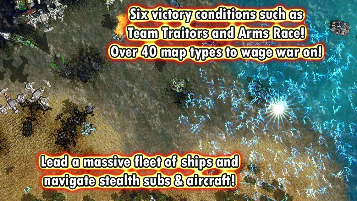 Land Air Sea Warfare RTS Screenshots