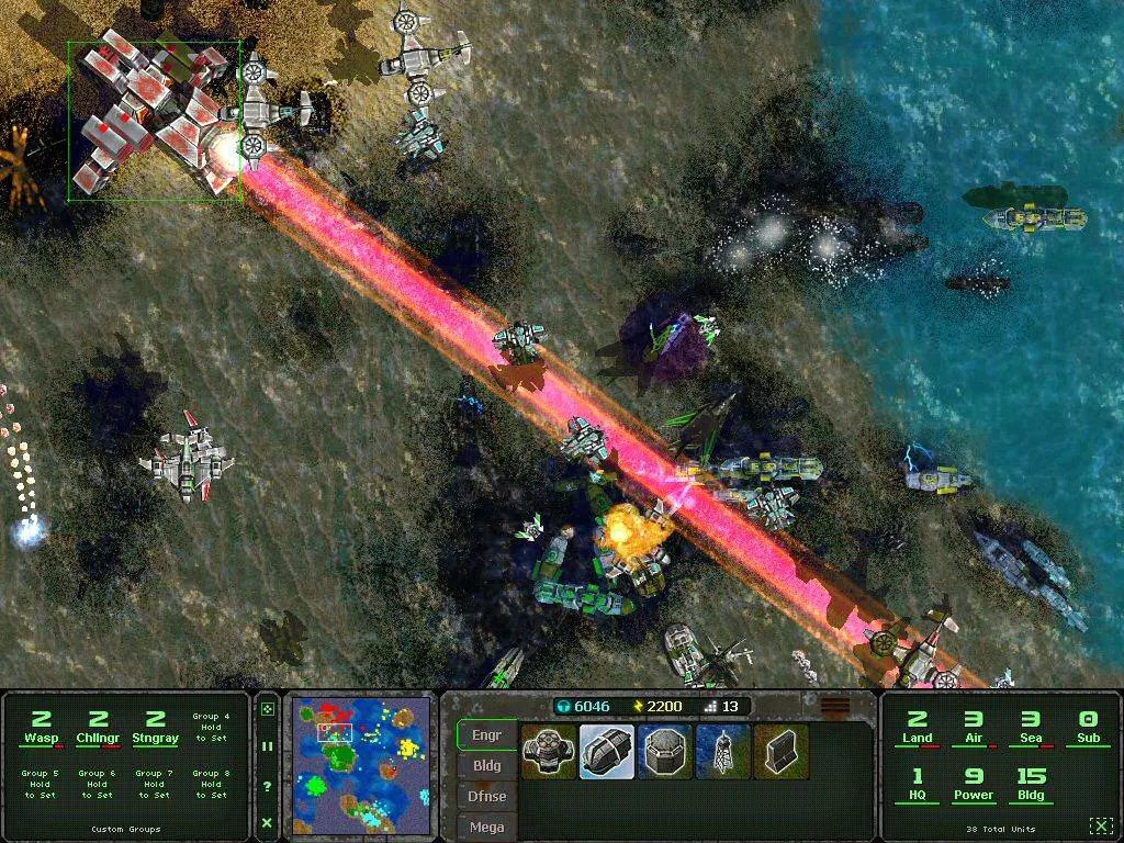 Land Air Sea Warfare RTS Screenshots