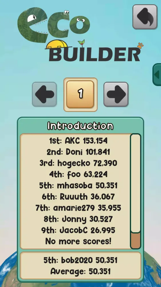 EcoBuilder Screenshots