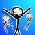 Stick Man Stickers Pack
