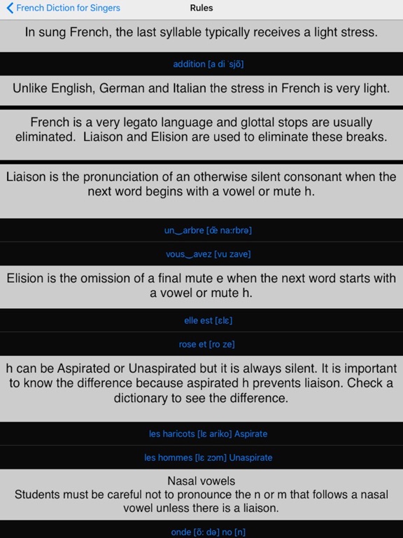 Fre. Diction iPad Screenshots