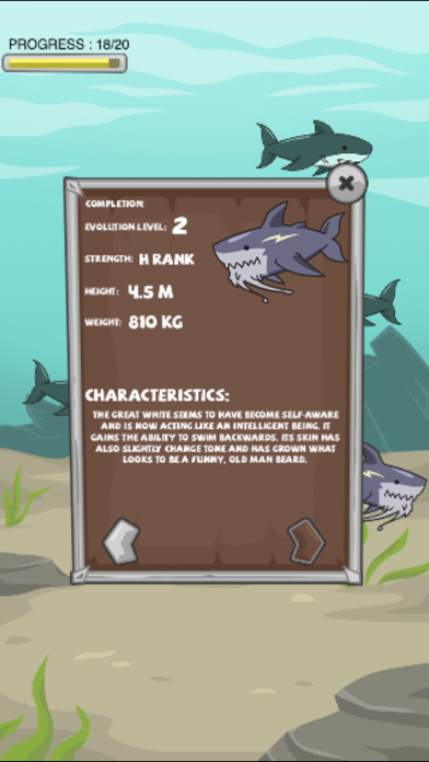 Screenshot di Great White Shark Evolution