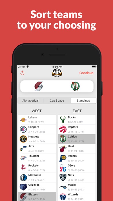 NBA Swap: NBA Trade Machine Screenshots