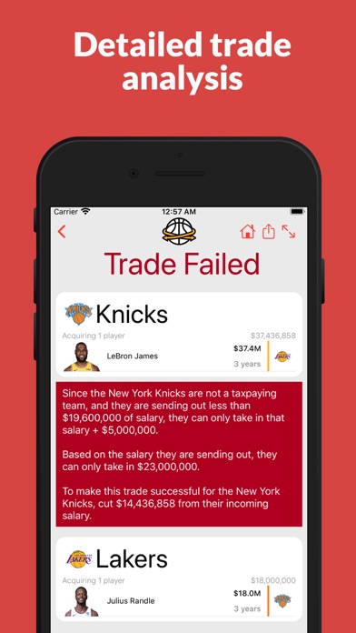 NBA Swap: NBA Trade Machine Screenshots