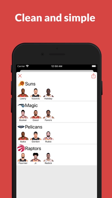 NBA Swap: NBA Trade Machine Screenshots