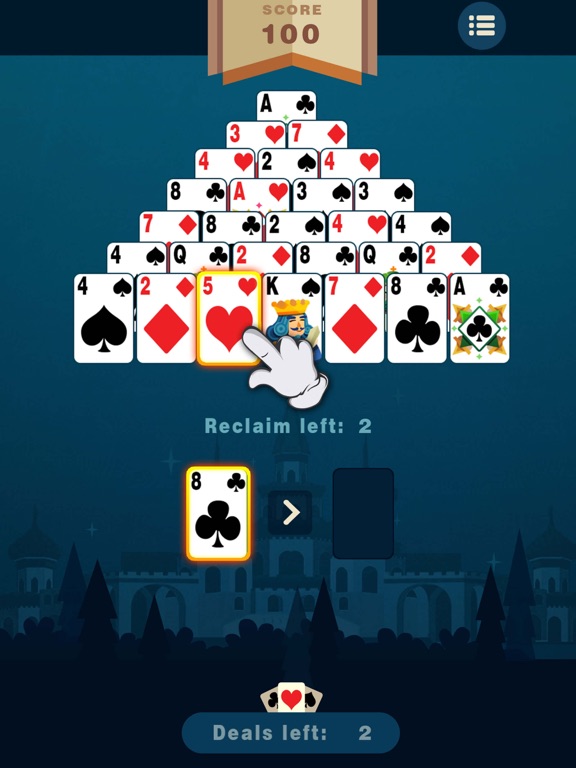 Pyramid Solitaire Puzzle iPad Screenshots