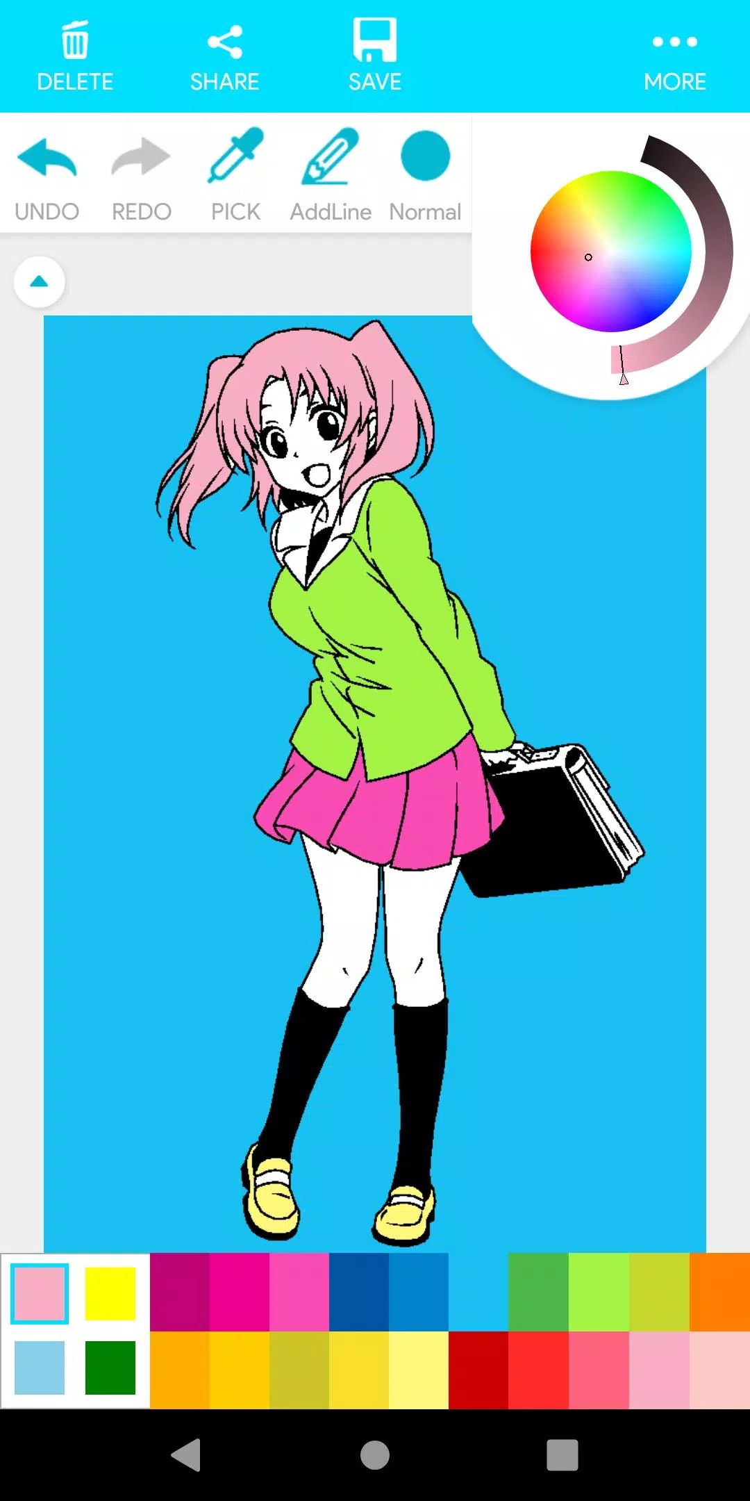 Coloring Manga Anime Cool Screenshots