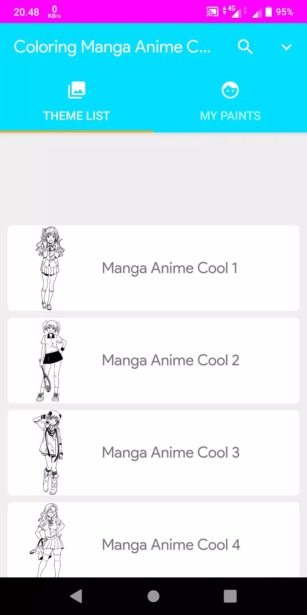 Coloring Manga Anime Cool Screenshots
