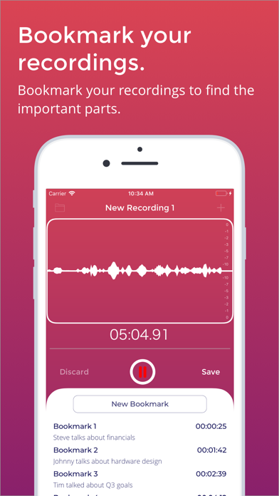 ClipNotes: Audio Bookmarks Screenshots