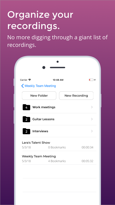 ClipNotes: Audio Bookmarks Screenshots
