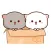 Kitty Life Sticker