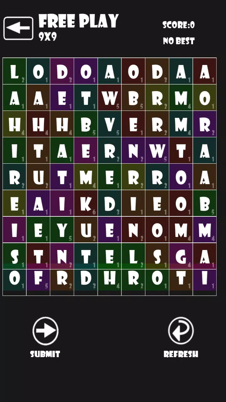 ภาพหน้าจอของ Word Fall - Word Search Game
