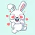 Adorable Bunny Stickers Set
