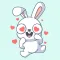 Adorable Bunny Stickers Set