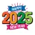 2025 Happy New Year Stickers