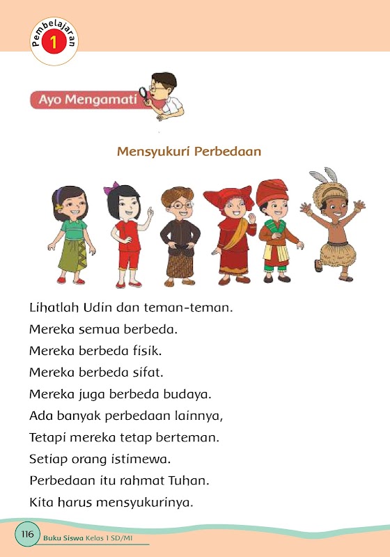 Buku Kelas 1 Tema 1 K13 Screenshots