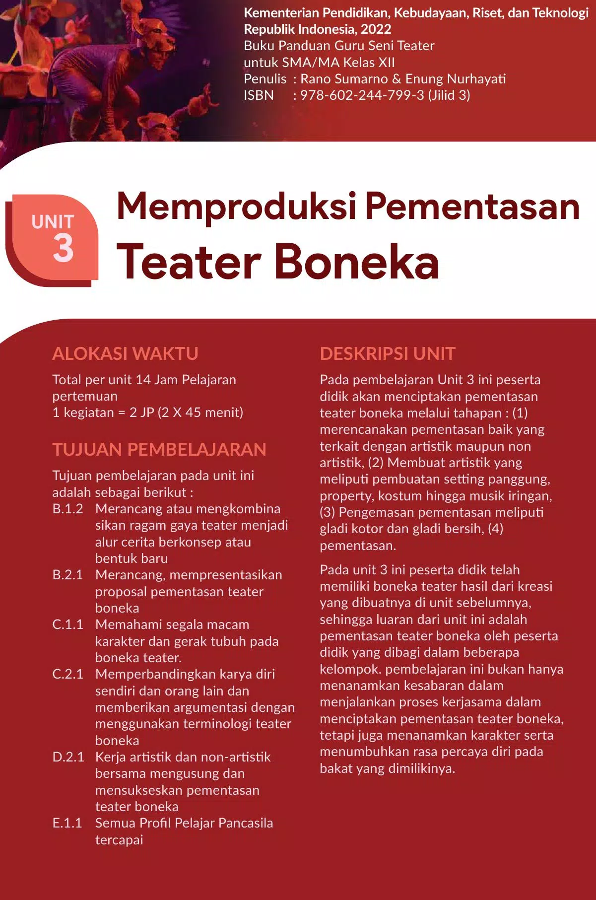 Ảnh chụp màn hình của Buku Seni Teater 12 Merdeka