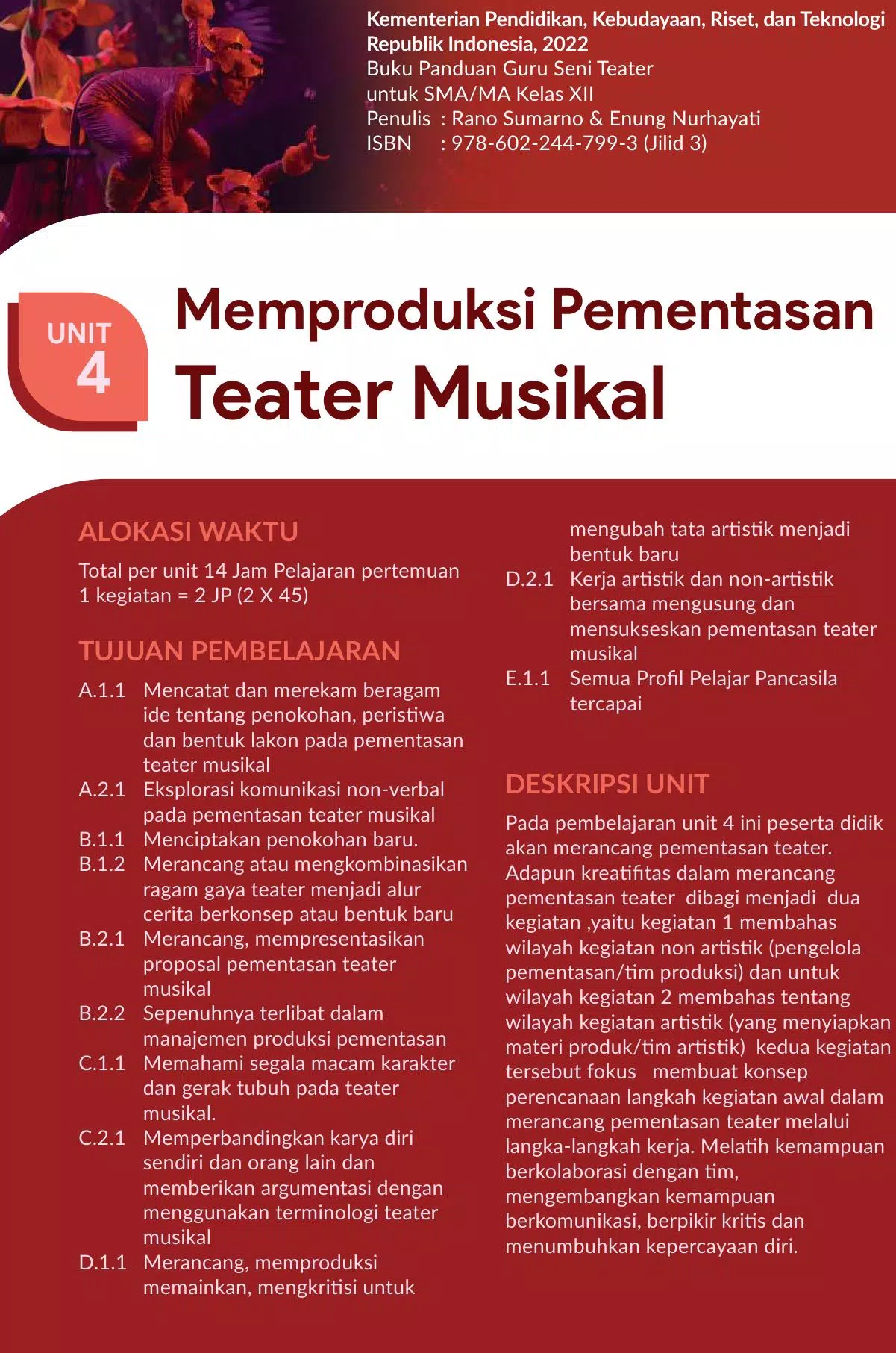 Ảnh chụp màn hình của Buku Seni Teater 12 Merdeka