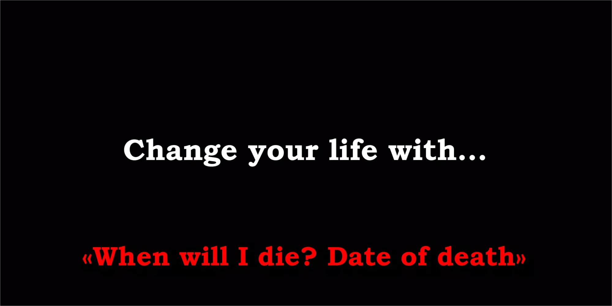 When will I die - Death Date Screenshots