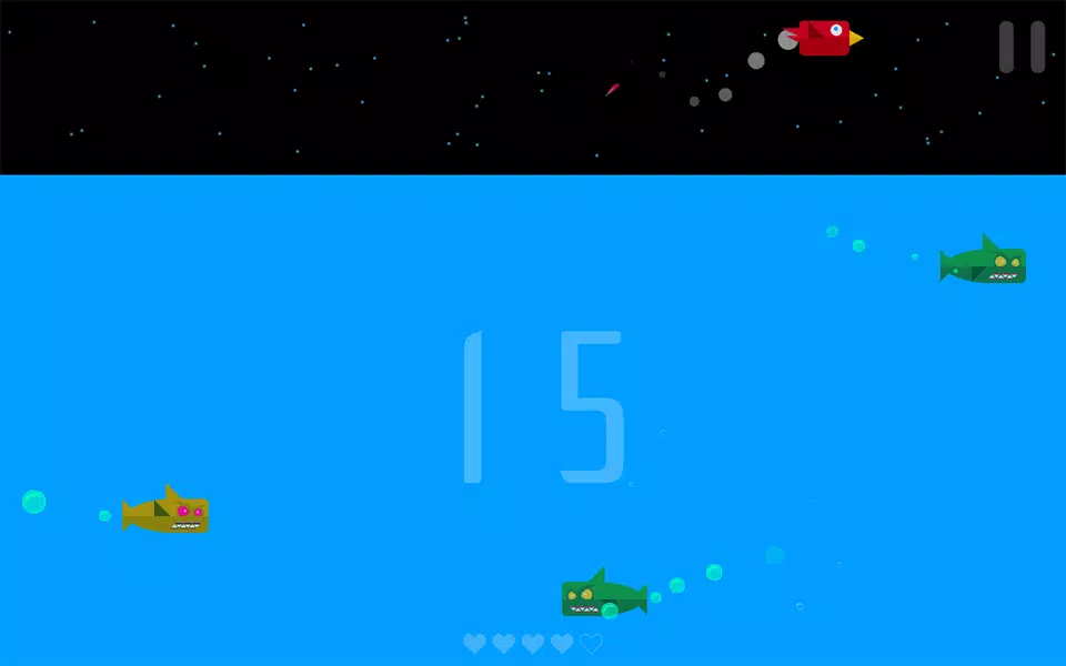 Screenshot di Shark Zombies vs Bird Torpedo