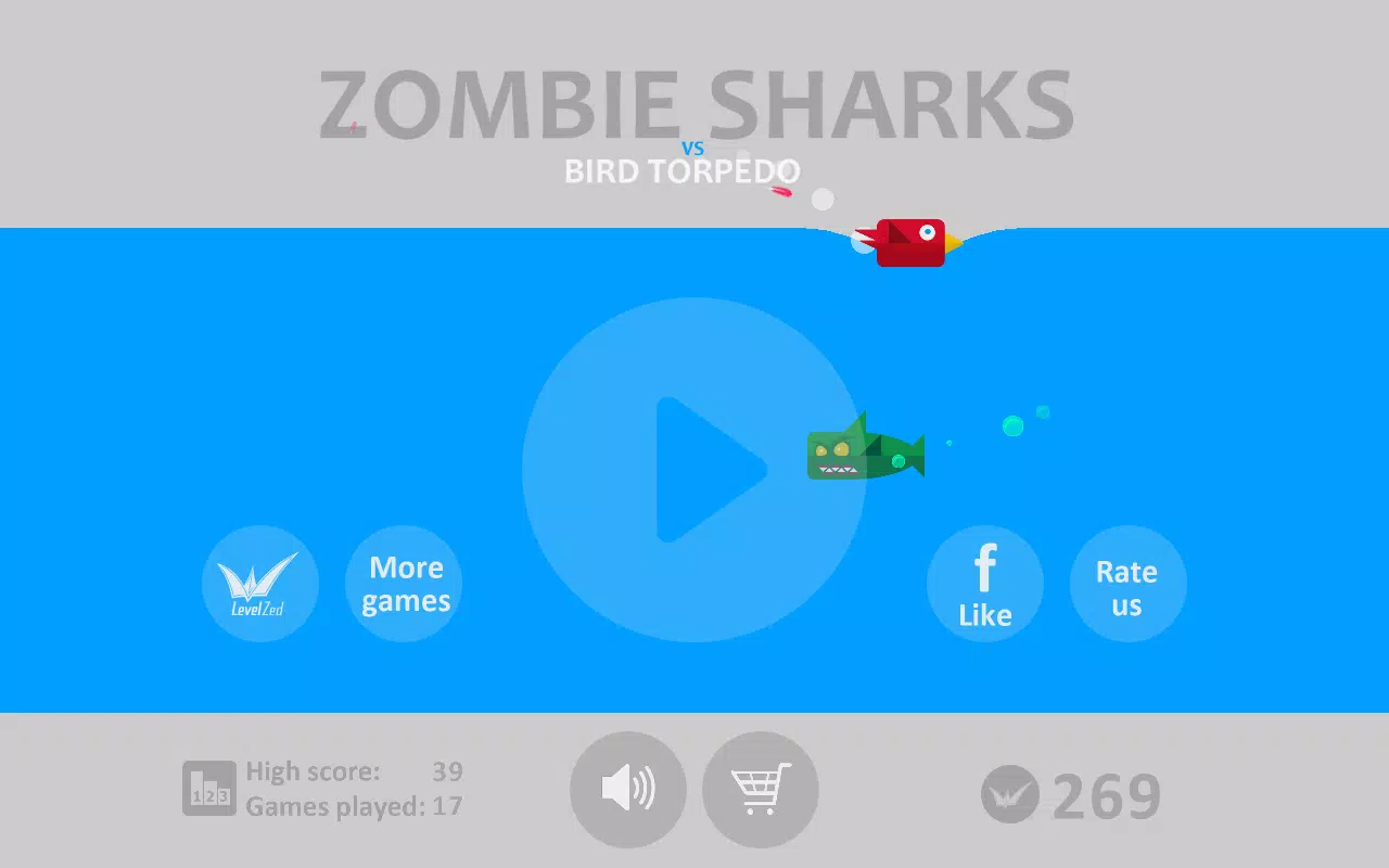 Screenshot di Shark Zombies vs Bird Torpedo