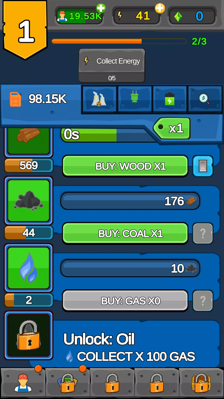 Energy Idle Tycoon Screenshots