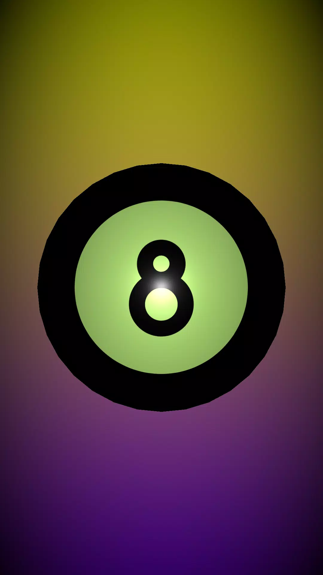 Magic 8 Ball Live Wallpaper 3D 스크린샷