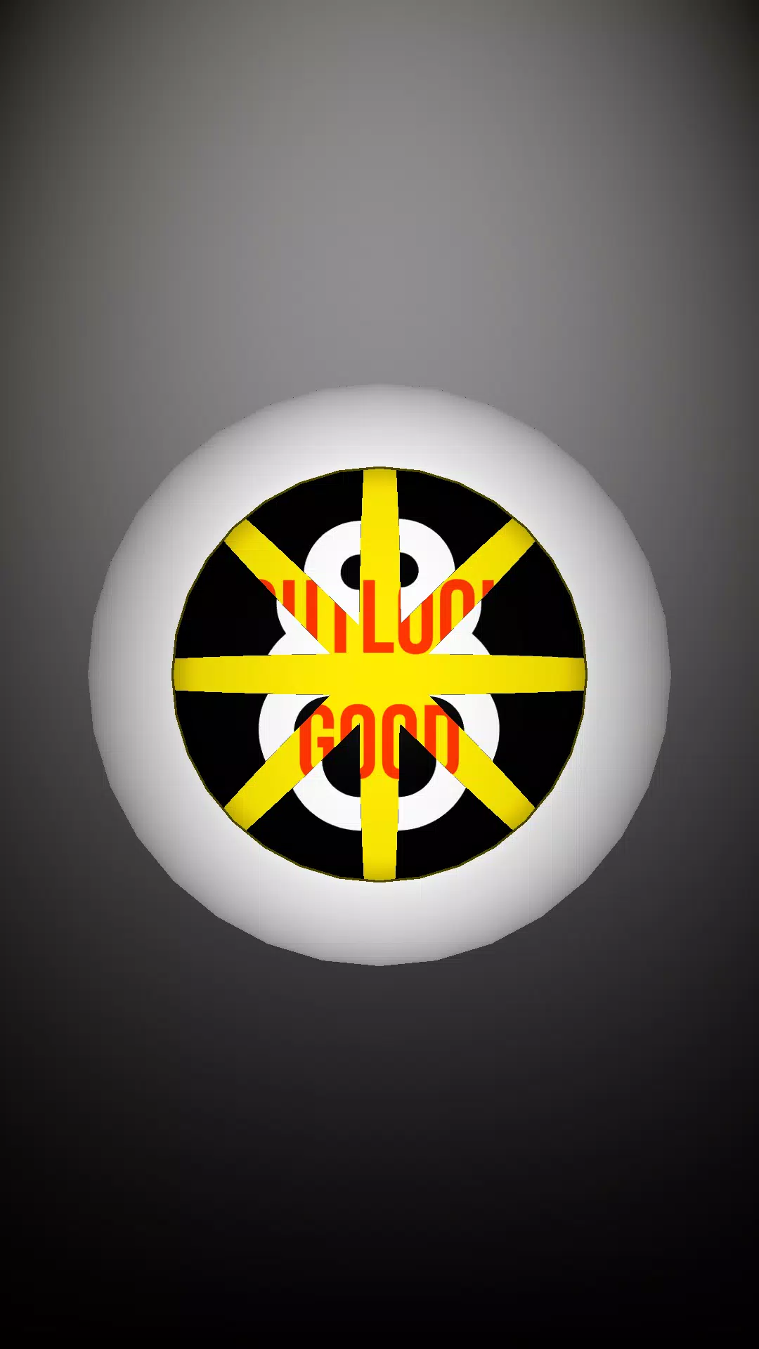 Magic 8 Ball Live Wallpaper 3D 스크린샷