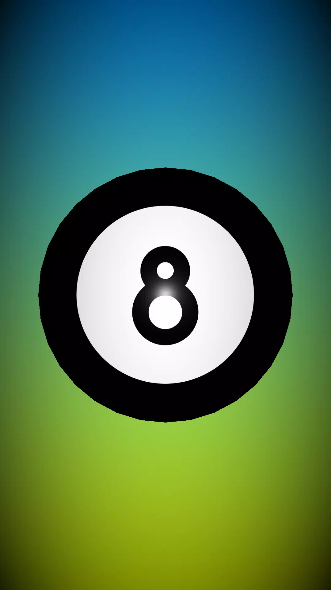 Magic 8 Ball Live Wallpaper 3D 스크린샷