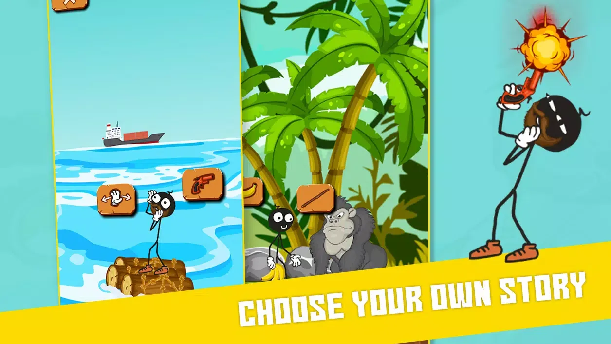 Stickman Escape Story Help Him Screenshots