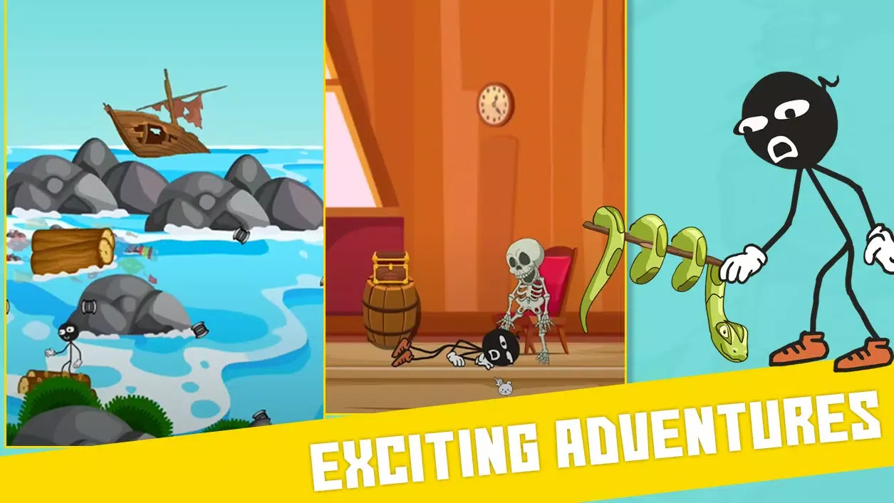 Stickman Escape Story Help Him Screenshots