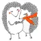 Mr. Hedgehog Animated Stickers