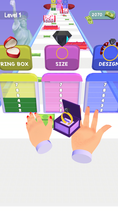 Tangkapan skrin Ring Up 3D