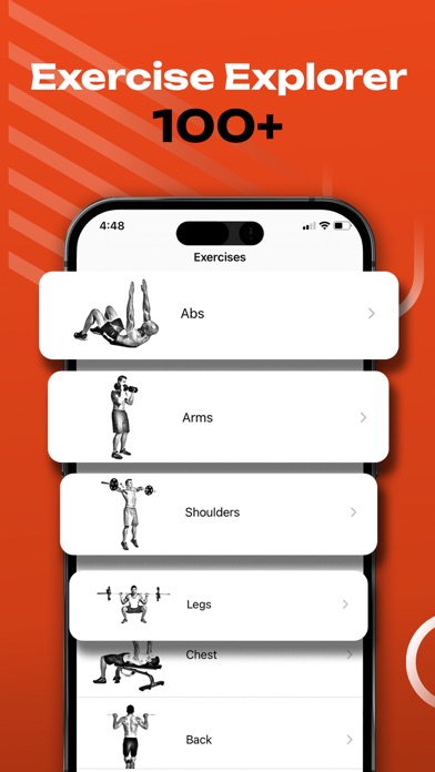 Muscle Building Workout Split Screenshots
