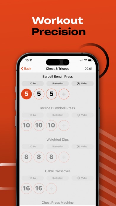 Muscle Building Workout Split Screenshots
