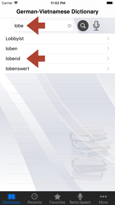 German-Vietnamese Dictionary++ Screenshots