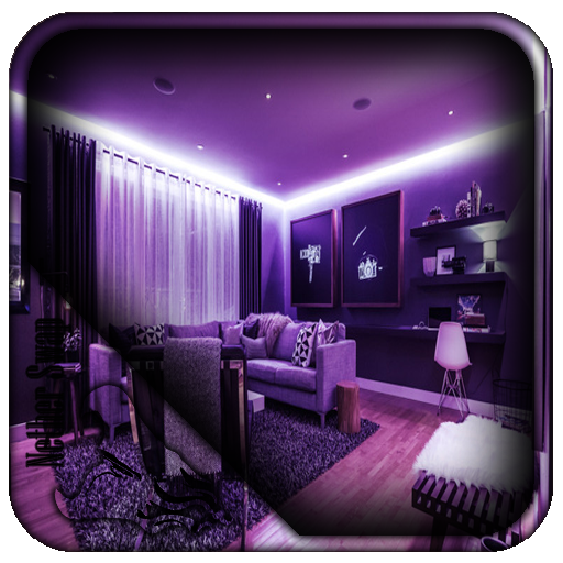 Purple Apartment Living Room Decor