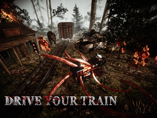 Spider Train Survival Monster iPad Screenshots