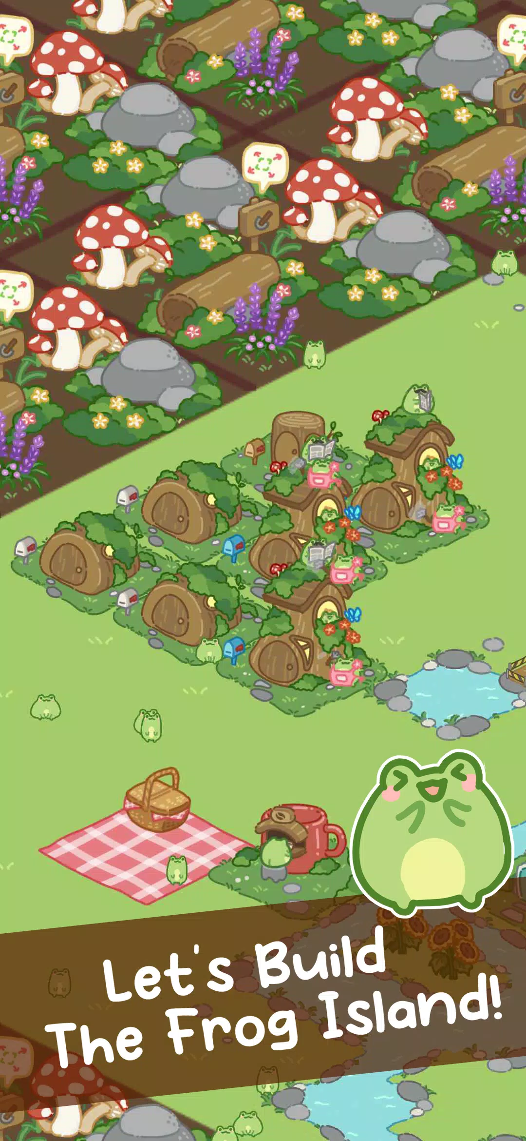 Frog Town - Cute Frog Game应用截图