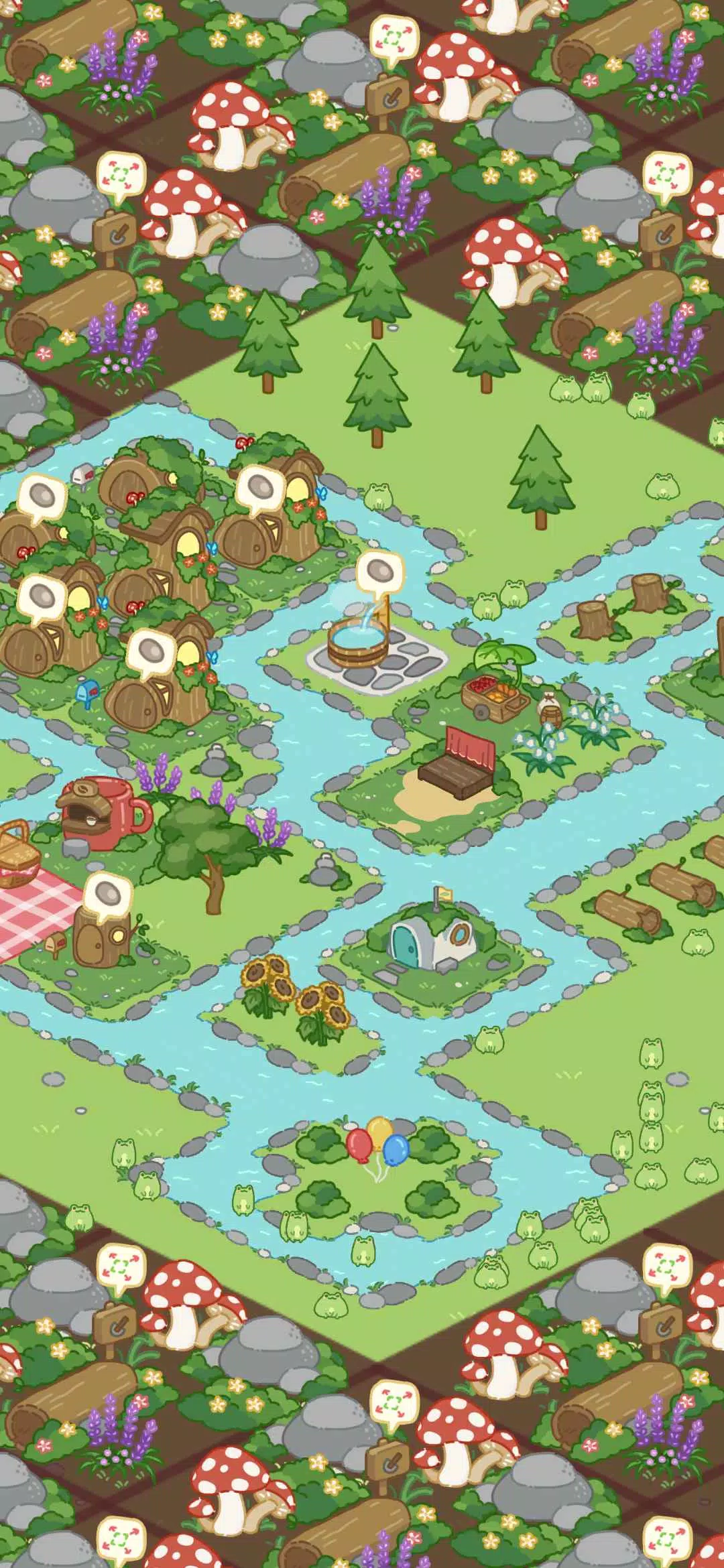 Frog Town - Cute Frog Game应用截图