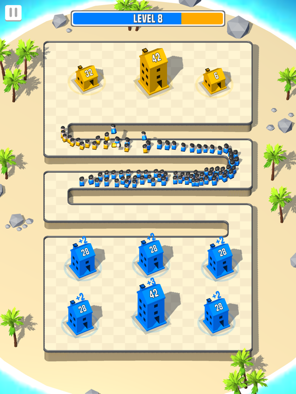 تصاویر City War 3D - Crowd Battle iPad 
