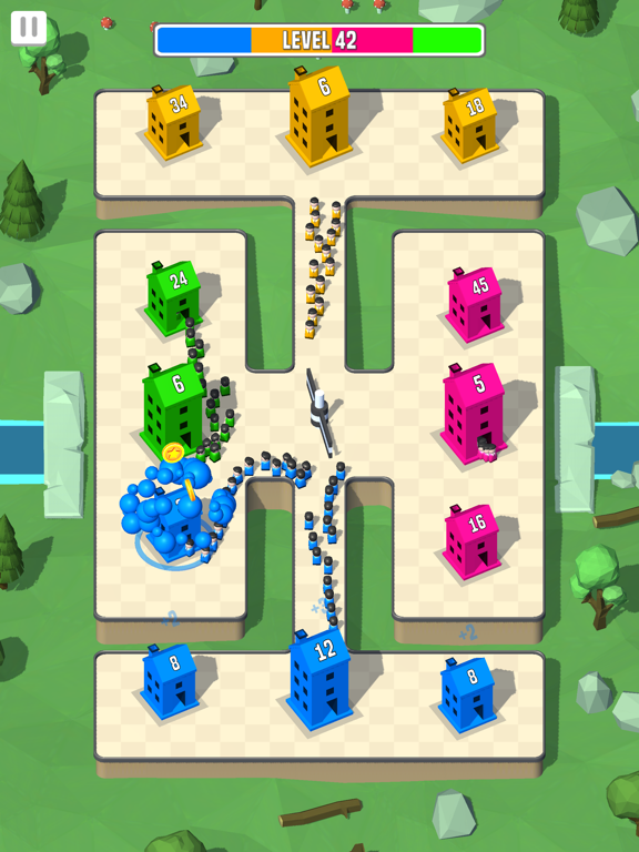 تصاویر City War 3D - Crowd Battle iPad 